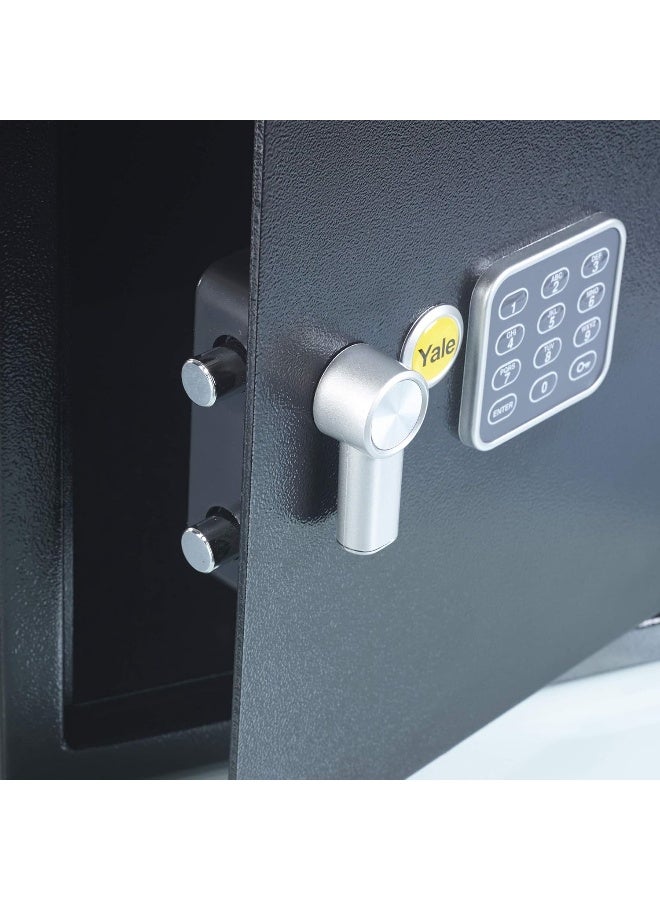 Yale Safe 16.3Ltrs 250X350mm Black Value Home #Ysv/250/Db1 Yale - Image 2