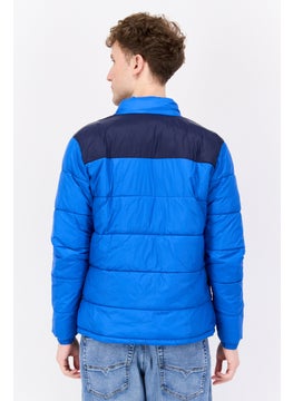 Men Brand Logo Puffer Jacket, Blue - pzsku/Z6B4EC79A6EFAAD9B06C2Z/45/_/1737641996/7f16e627-985e-4cd7-ba21-ac9c048313a6