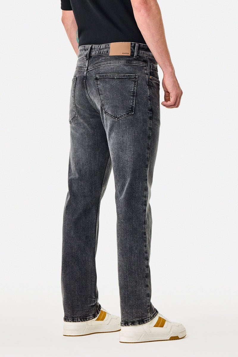 SNITCH Straight Fit Washed Jeans - Image 4