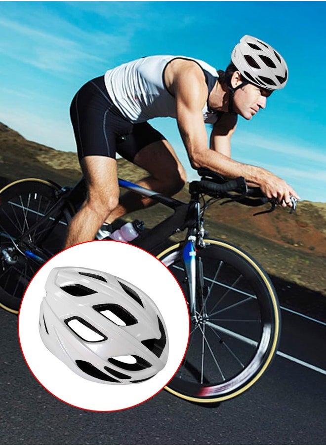 Occuwzz Crisp and Clean Pure White Cycling Helmet The Perfect Choice for Men & WomenCyclists Who Appreciate Minimalist Design  - Image 1