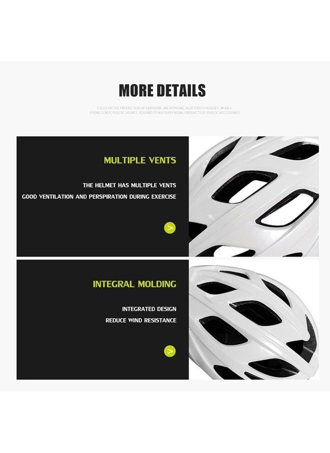 Occuwzz Crisp and Clean Pure White Cycling Helmet The Perfect Choice for Men & WomenCyclists Who Appreciate Minimalist Design  - Image 5