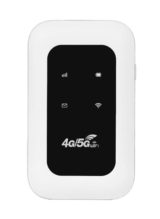 REOCLE Mobile 4G/5G LTE Wi-Fi Hotspot Device Pocket-sized Portable/Mobile Travel-Friendly Router (White) - Image 1