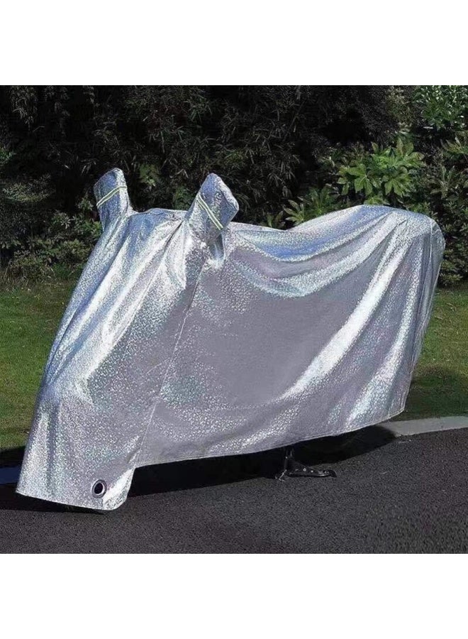 Motorcycle Uv Cover Large Size Full-Body Protection Cover for Motorbikes Electric Vehicles - Image 3