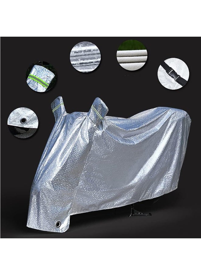 Motorcycle Uv Cover Large Size Full-Body Protection Cover for Motorbikes Electric Vehicles - Image 4