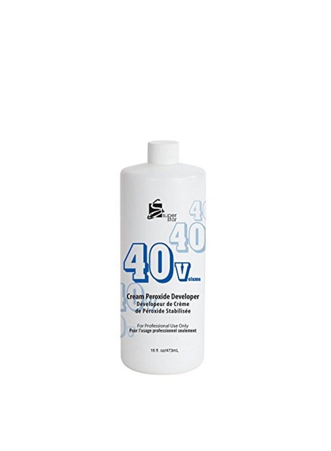Super Star Cream Peroxide Developer 40 Volume - 16 Oz - Image 1