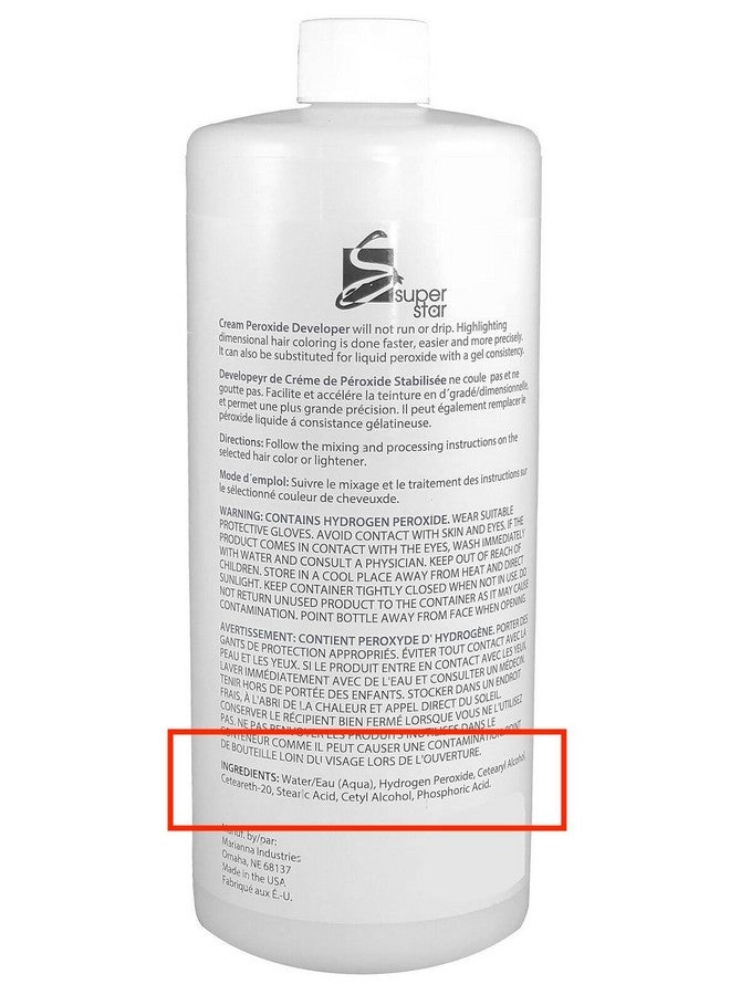 Super Star Cream Peroxide Developer 40 Volume - 16 Oz - Image 2