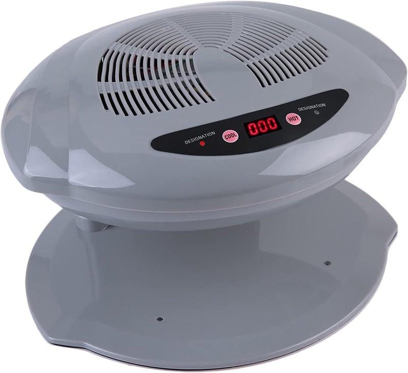 Nail Dryer Fan Nail Fan Dryer Hot  Cold Air Nail Polish Drying Fan Professional Nail Drying Fan Nail Polish Dryer Machine Gel Nail Dryer for Home Salon Both Hands and Feet Use