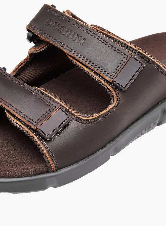 DUCHINI BROWN Men Slip-On Sandals for Men | Best Price UAE