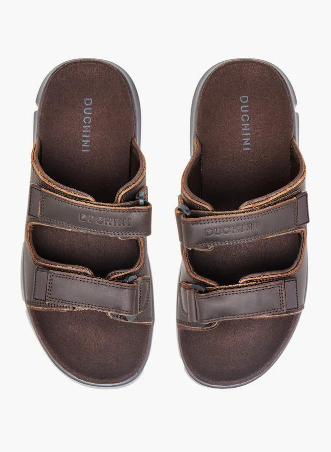DUCHINI BROWN Men Slip-On Sandals for Men | Best Price UAE