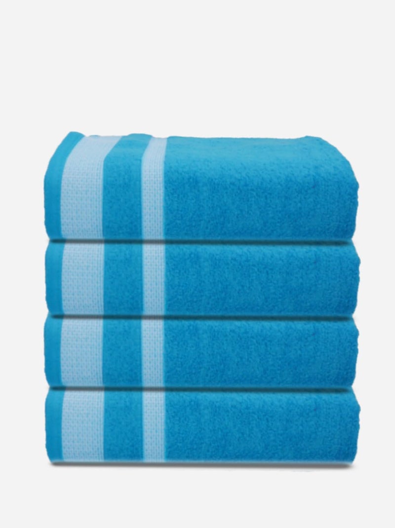 Athom Living Premium Cotton Bath Towel Pack of 4 Soft, Absorbent, and Luxurious Bathroom Essentials/Soft and Absorbent Spa-Quality/Bath Linens/Durable - Image 1