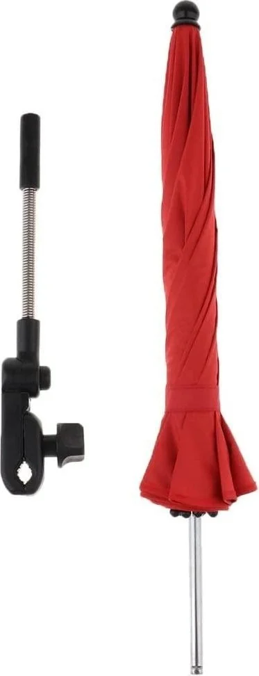 Valkyrie Detachable 360 ​​Degree Adjustable 66 cm Umbrella for Baby Stroller - Red