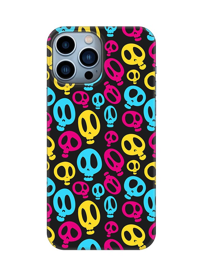 Stylizedd Case for iPhone 15 Pro Max Slim Snap Classic Series Mobile Cover Hard PC Shield Matte Finish Phone CasePrint - Crazy Skulls - Image 1