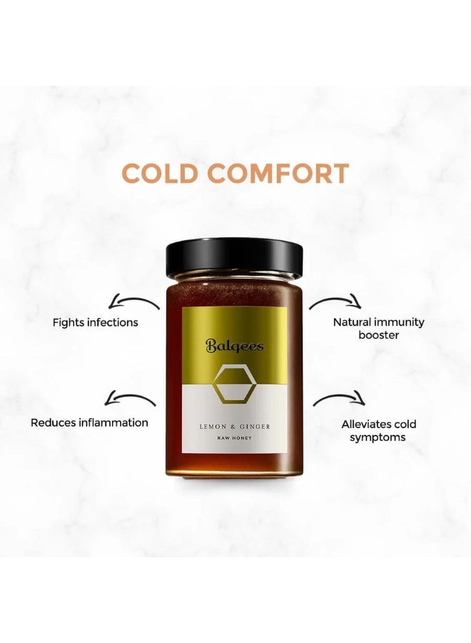 Balqees Lemon Zest & Ginger Fusion Honey - Image 1