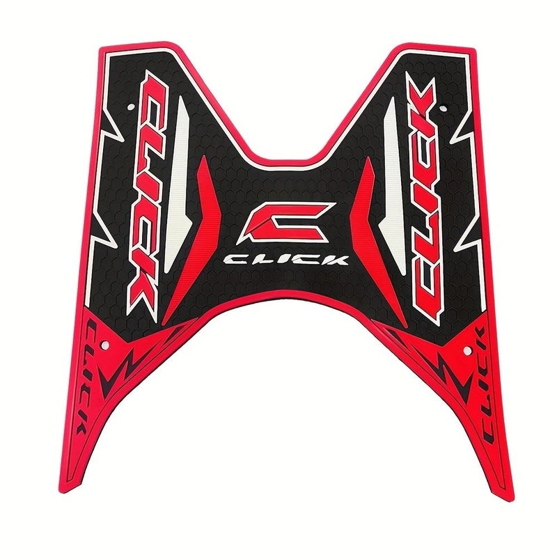 Non Slip Foot Pedal Mat Red For Honda Click125i V1 V2 Scooter - Image 4