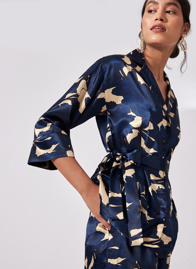 The Label Life Floral Lapel Collar Shirt  - Image 3