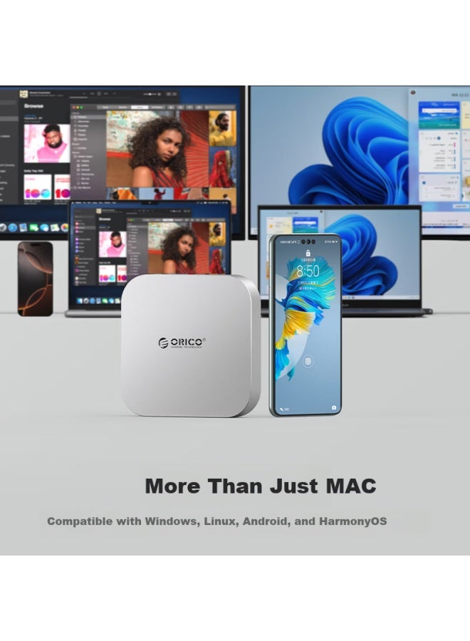Orico 4tb Minimate Portable Ssd External Hard Drive For Mac Mini M4 Expansion 20gbps High-speed Storage Cooling Dock M4 - Image 4