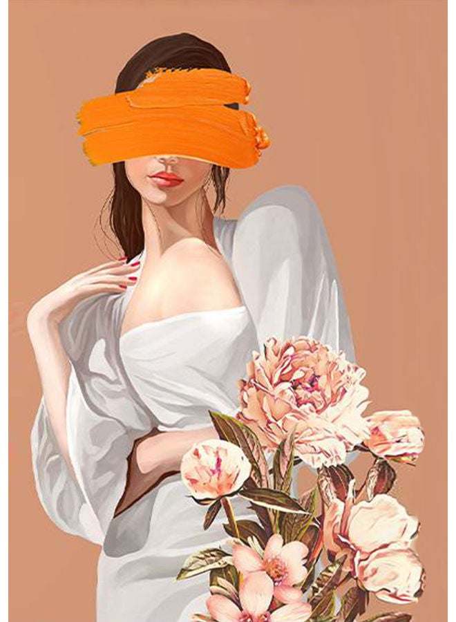 NIBEMINENT DIY Oil Painting On Canvas Paint Home Wall Decor Multicolour - Image 1