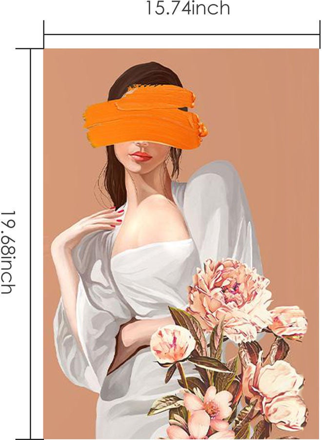 NIBEMINENT DIY Oil Painting On Canvas Paint Home Wall Decor Multicolour - Image 2