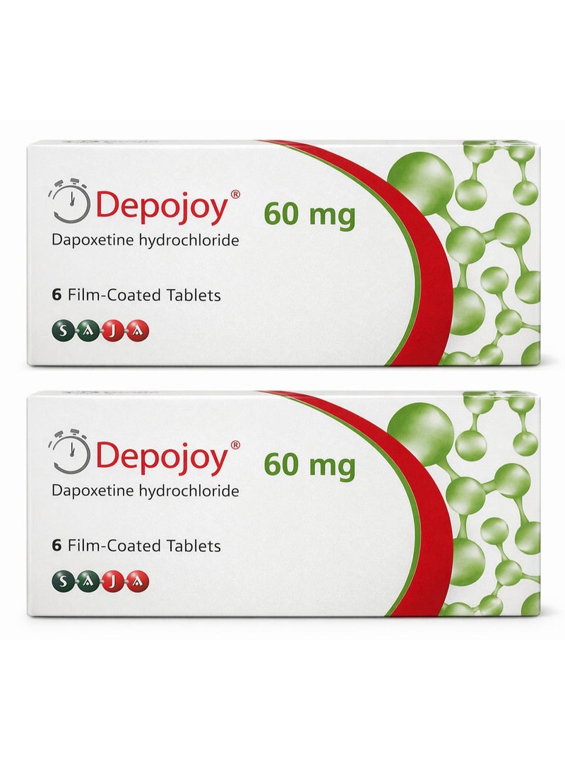 DEPOJOY Pack Of 2 Depojoy 60 mg 6 Tablets - Image 1