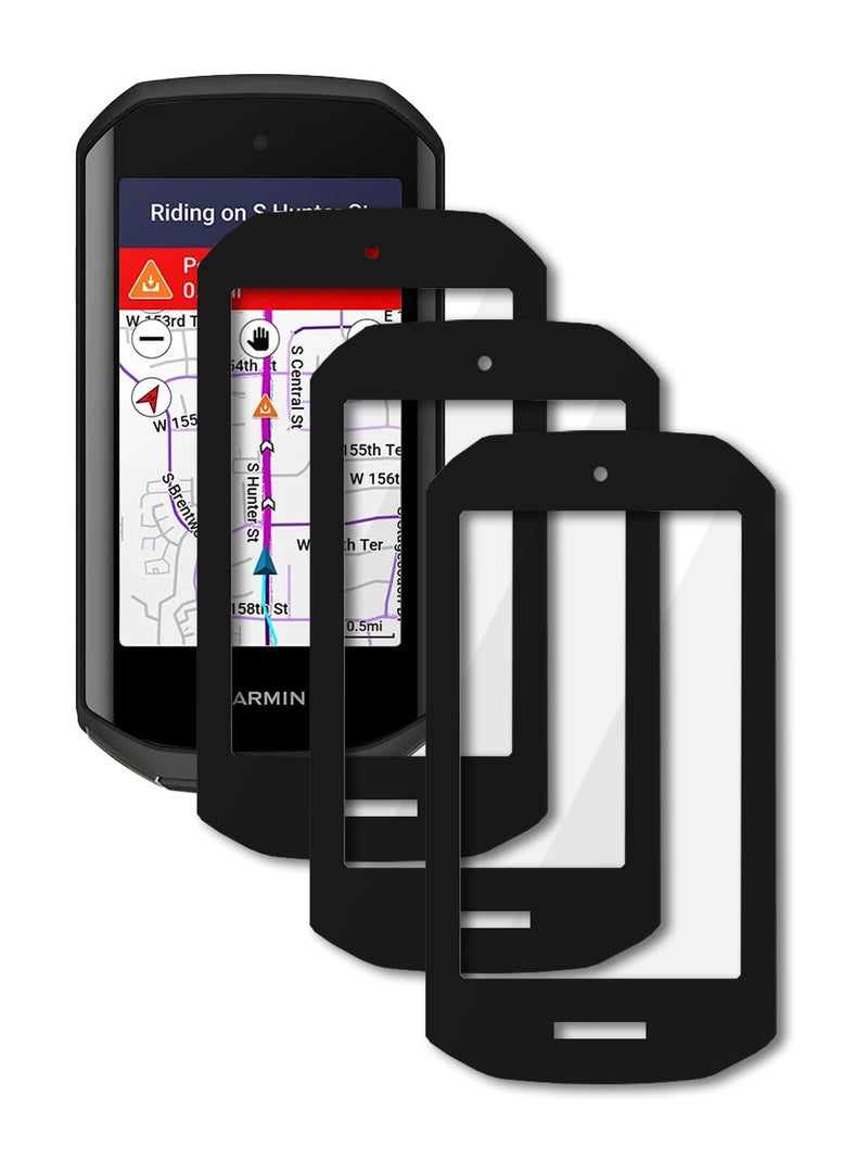 iDaPro Glass Screen Protector for Garmin Edge 1050[3Pcs],Full coverage,Tempered Glass,9H Hardness,Anti-Scratch Bubble-Free,Easy Installation - Image 1