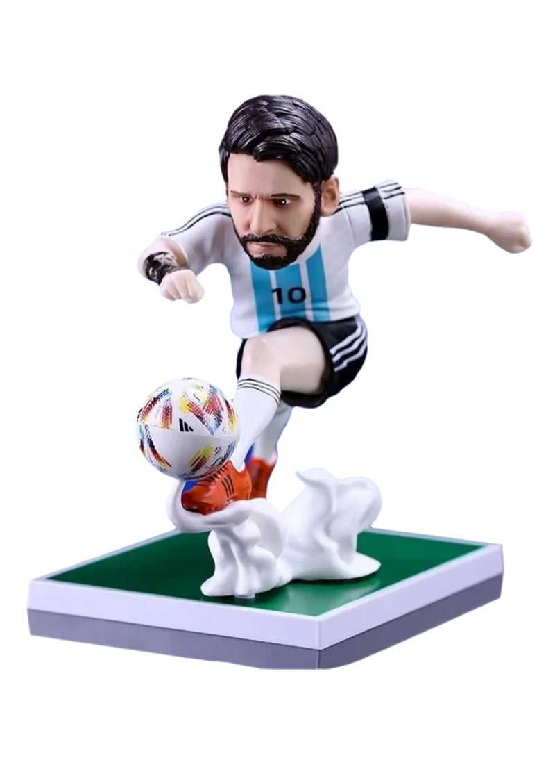 About 8 Inches Football Star World Cup Argentina Team Doll Model Ornaments Gifts For Football Lovers  - Image 2