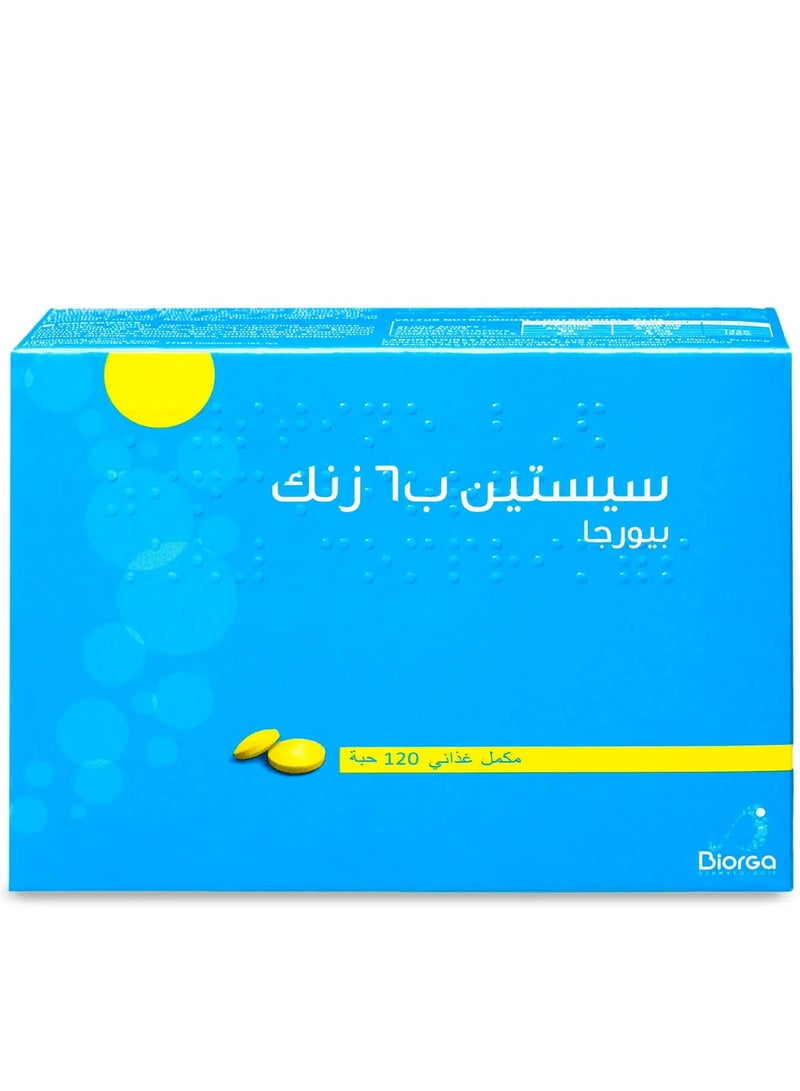 Biorga Cystine B6 + Zinc 120 Tables