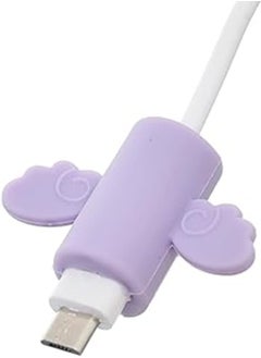 Generic Silicone Cable Protector With Wings Design For Your Charging Cord - Purple - pzsku/Z6B4F6AD9FE88E30992F5Z/45/_/1713826115/4baa563a-f348-445b-b317-72baccdb4fbf