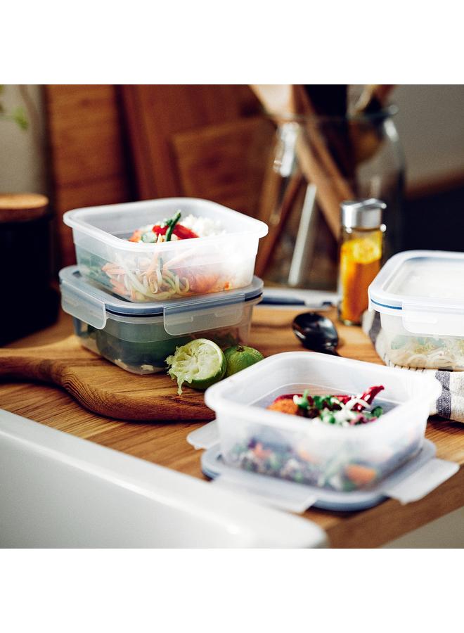 Zaboon Food Container, Square/Plastic, 750 Ml - Image 2