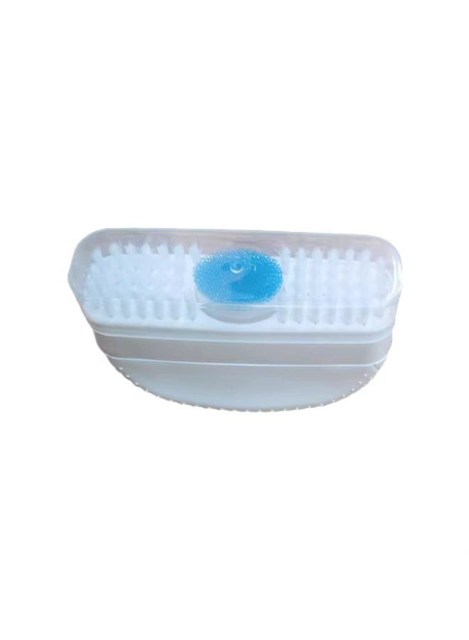 Mizi 120ml Dry cleaning agent with brush head, down jacket detergent dry cleaning agent, down jacket detergent dry cleaning agent down jacket laundry one wipe clean wash-free cleaning brush (2PCS) - Image 4