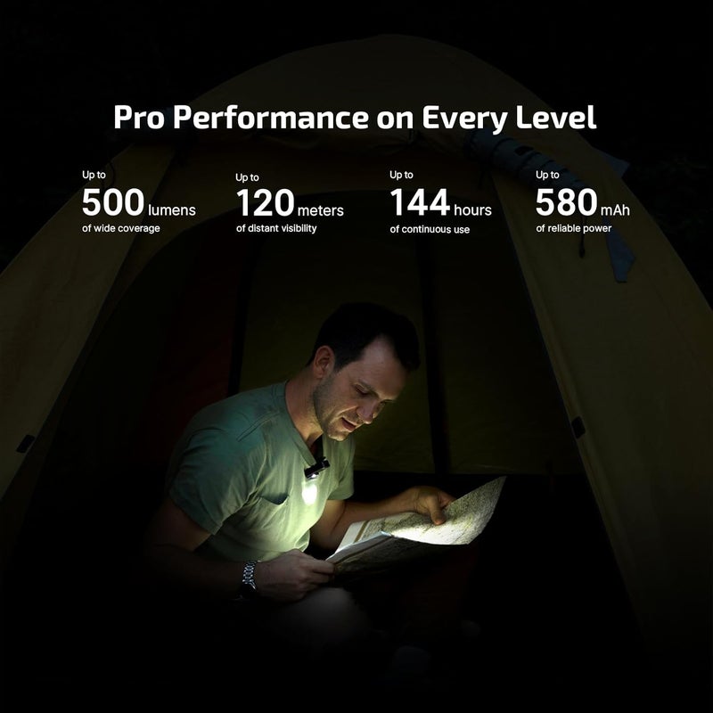 OLIGHT Oclip Pro 500 Lumens Clip-on Torch with Magnetic Base - USB-C Rechargeable EDC Lamp (OD Green) - Image 4