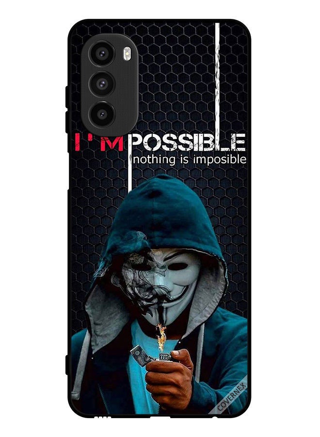 Covernex غطاء حماية لهاتف موتورولا موتو جي 82 - خلفية شاشة I Am Possible Nothing Is Impossible - Image 1