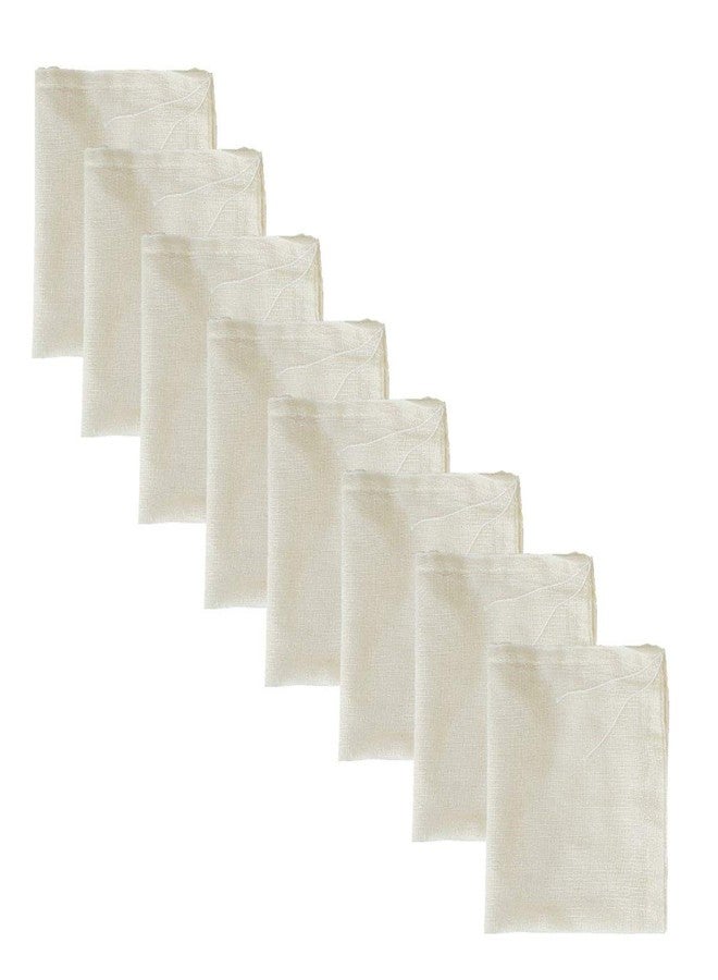 AOUXSEEM Cheesecloth Bags for Straining,Reusable Cold Brew Coffee Cheese Cloths Strainer,Large Nut Milk Tea Juice Bag,100% Natural Cotton Fine Mesh Filter Bags (Large, 8 Pack) - Image 1