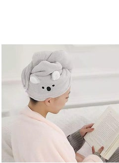 Generic Soft Fabric Hair Towel, Hair Turbans Drying Towel, Cute Design, for Wet Hair, Curly Hair, Microfiber Hair Towel, Colour: Random)  - Image 4