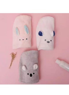 Generic Soft Fabric Hair Towel, Hair Turbans Drying Towel, Cute Design, for Wet Hair, Curly Hair, Microfiber Hair Towel, Colour: Random)  - Image 2