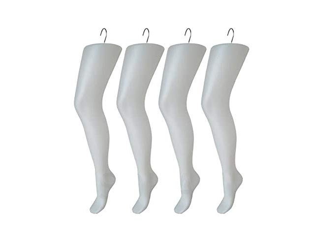 SOHAM Shree Female Leg Mannequin Dummy Display Hangers Jeans Legging Pants Socks (4, White) - Image 1