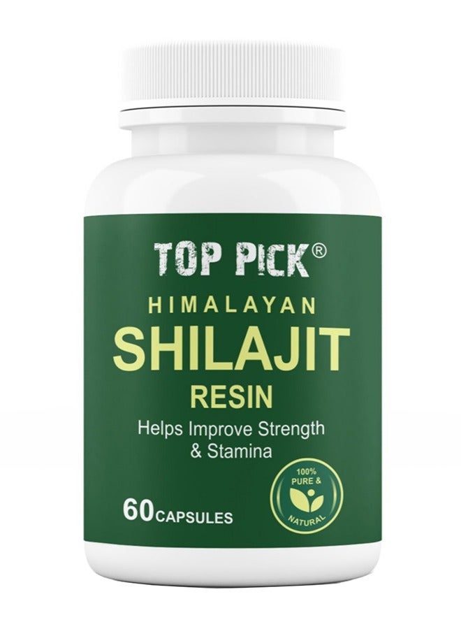 Top Pick Himalayan Shilajit Resin, 60 Capsules