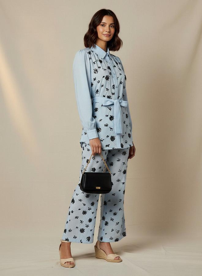 Splash FAV Belted Shirt with Sequins - Image 2