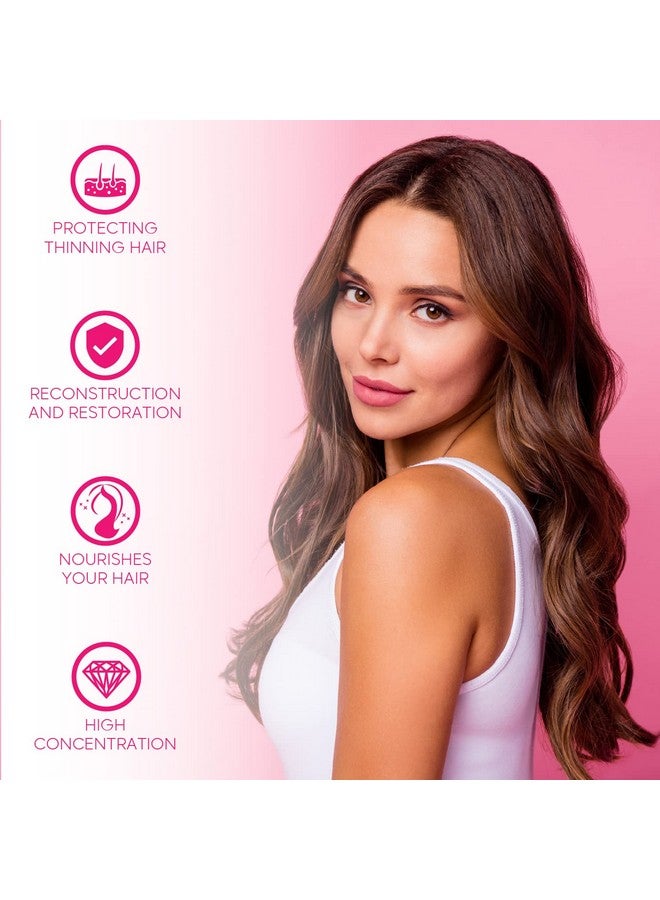 Nutree Professional Hair Brasil Power Dose Reconstruction Hair Ampoule 0.33 Oz Provides Longterm Hydration Eliminates Split Ends Gives Volume - Image 3