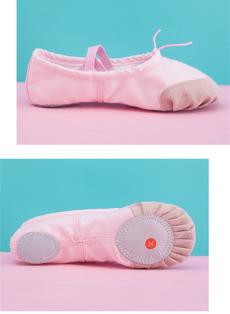 Loquat Dance Shoes Women Soft Sole Ballet Dance Yoga Special Shoes Pink  - Image 2
