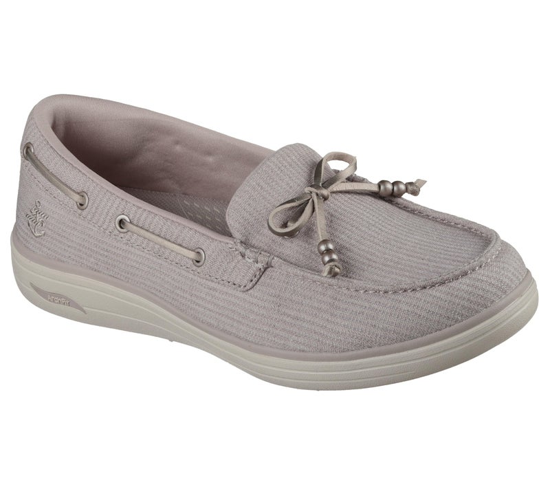 Skechers Women's On-The-Go Inspire Nautical Loafer, Taupe, 10 - Image 3