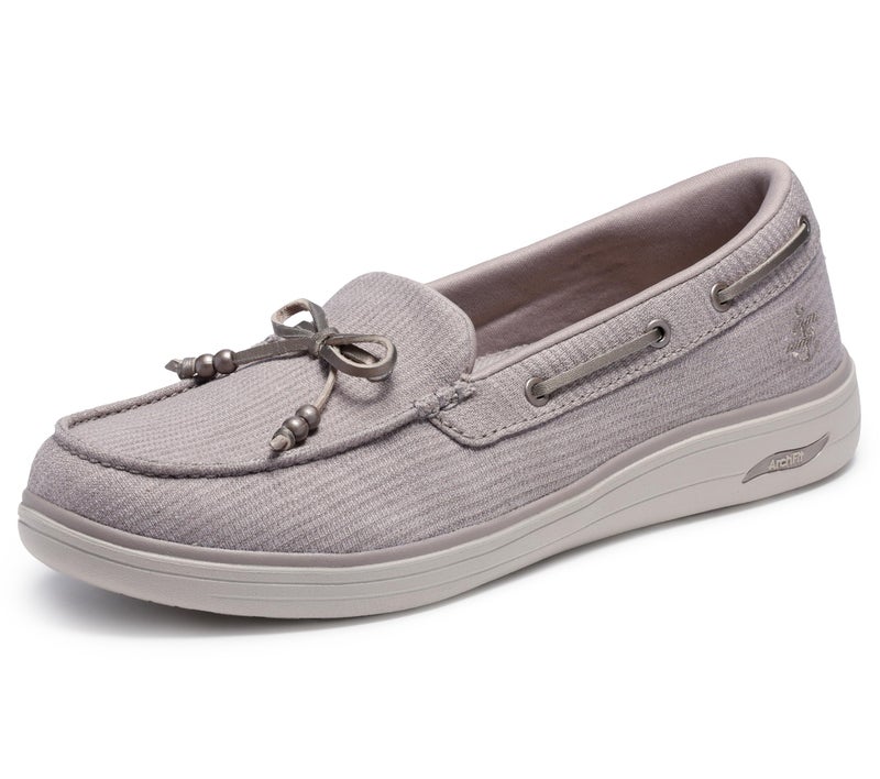 Skechers Women's On-The-Go Inspire Nautical Loafer, Taupe, 10 - Image 1