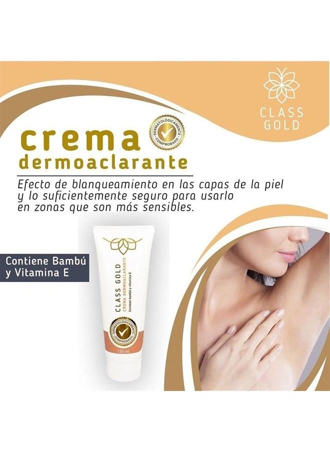 Class Gold Cosmetics - Dermoaclarante Crema Class Gold Cosmetics Body Cream, Natural Skin Cream with Vitamin E - Image 1