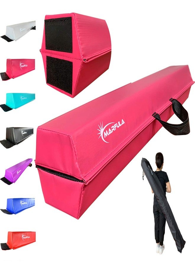 MARFULA 6 FT / 8 FT / 9 FT / 10 FT Balance Beam Folding Floor Gymnastics Equipment for Kids, Non Slip Base, Gymnastics Beam for Training Home Gym Use - Image 1