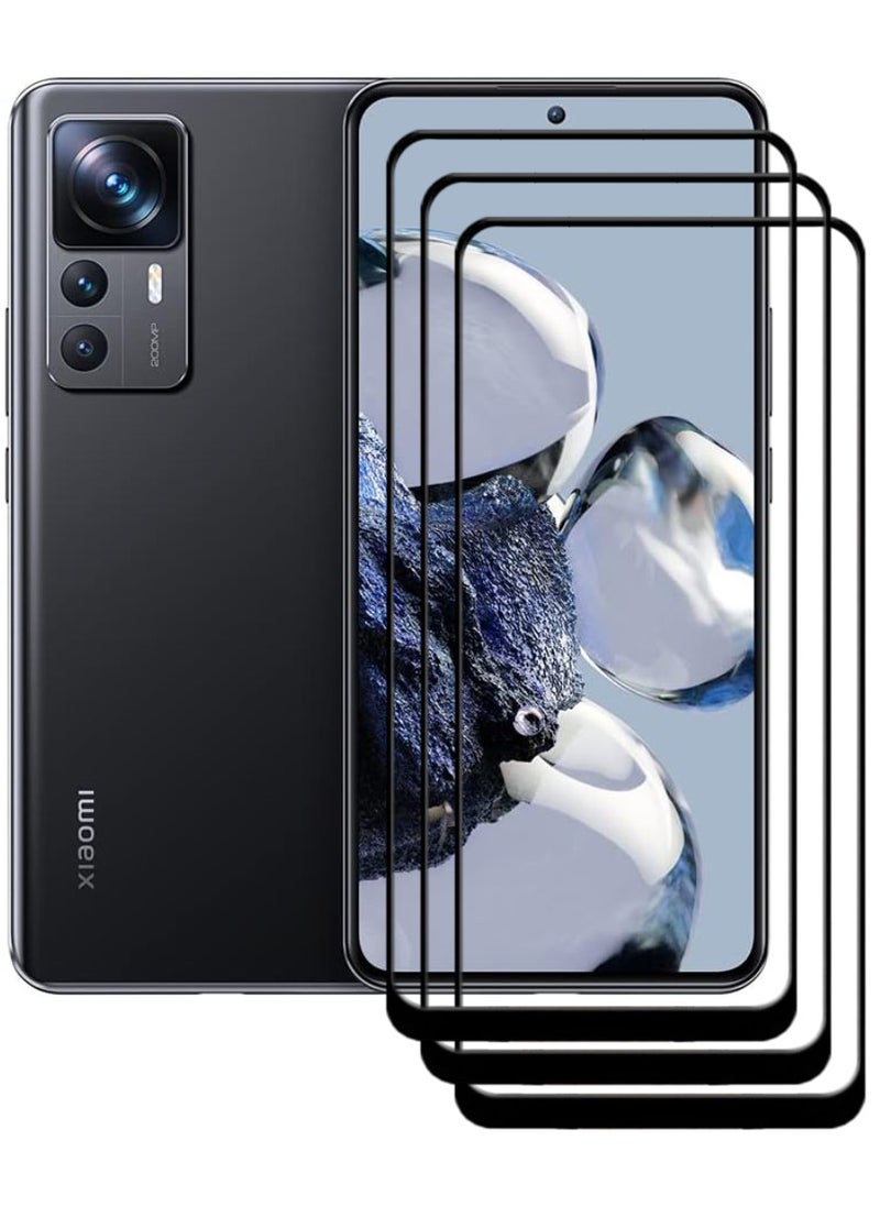 ACLIX 3 Pieces Antistatic ESD Dustproof Premium Quality High Definition Tempered Glass Screen Protector Designed For Xiaomi 12T Pro - Image 1