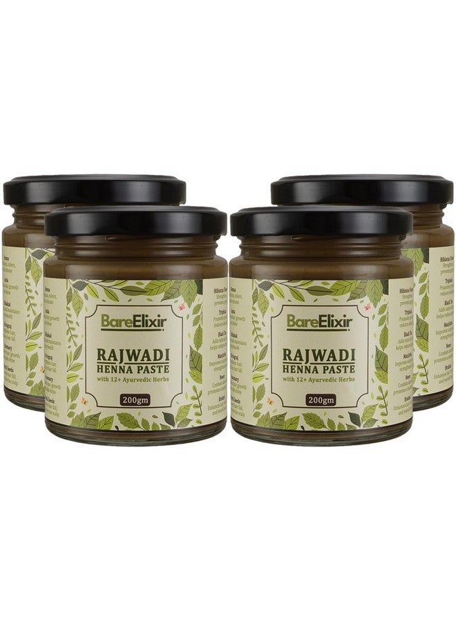 Bare Elixir pre-soacked henna paste with 12+ Herbs | Pack of 4 - Image 1