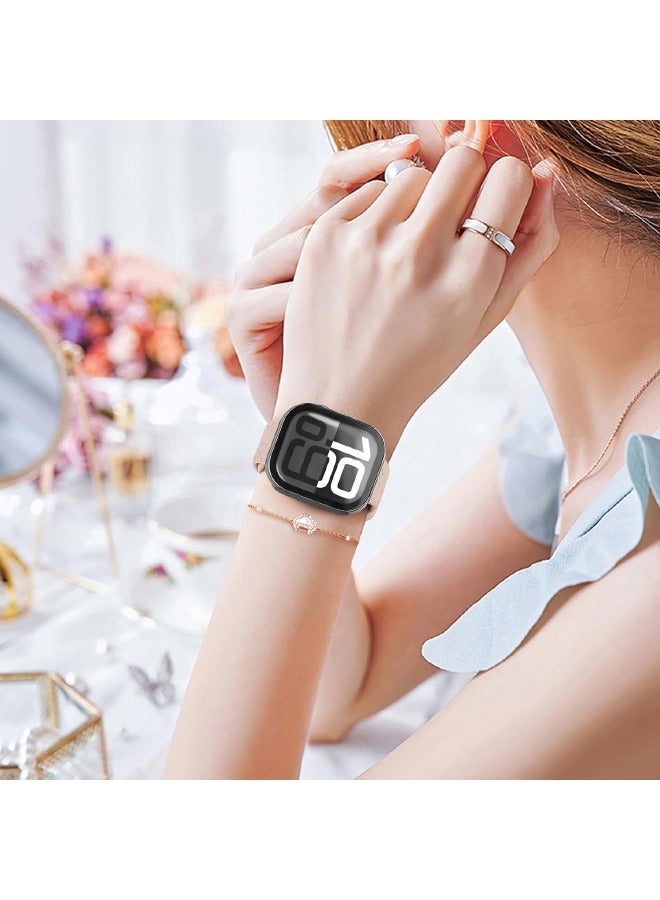 Compatible for Apple Watch Series 10 46mm Hard Case with Tempered Glass Screen Protector, Unique Design Hard PC Waterproof Case Cover, Bumper Full Coverage Accessories for iWatch 10 46mm, Black  - Image 5