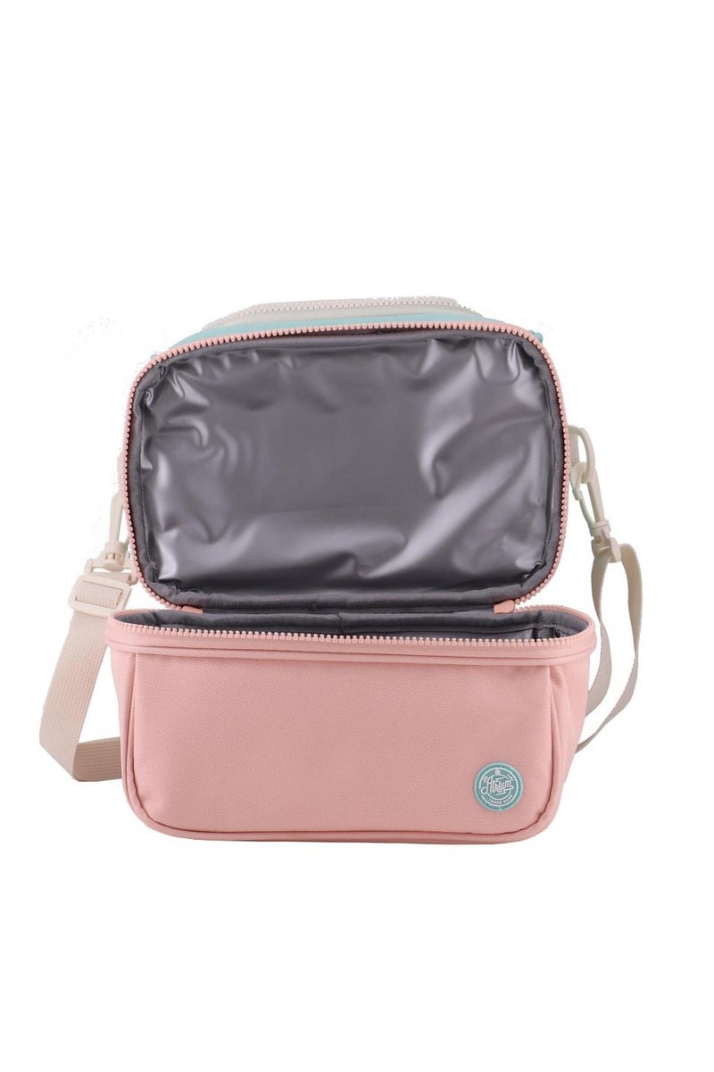 Atrium Big Zipper Lunch Bag 3-Tone Color - Image 3