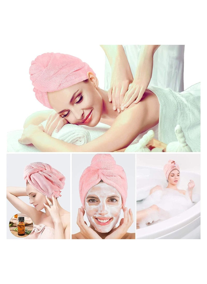 ORiTi Microfiber Hair Towel Wrap, 2 Pack 25x65cm, Super Absorbent Fast Drying Hair Turban soft, Anti Frizz Hair Wrap Towels for Women Wet Hair, Curly, Longer, Thicker Hair  - Image 2
