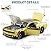 FRJV Car Toys for Boys 124 Diecast Cars Hellcat SRT Collectibles Model KitPull Back Metal Toy Car with Lights and SoundsToy Cars for Boys Age 47Gold - Image 4