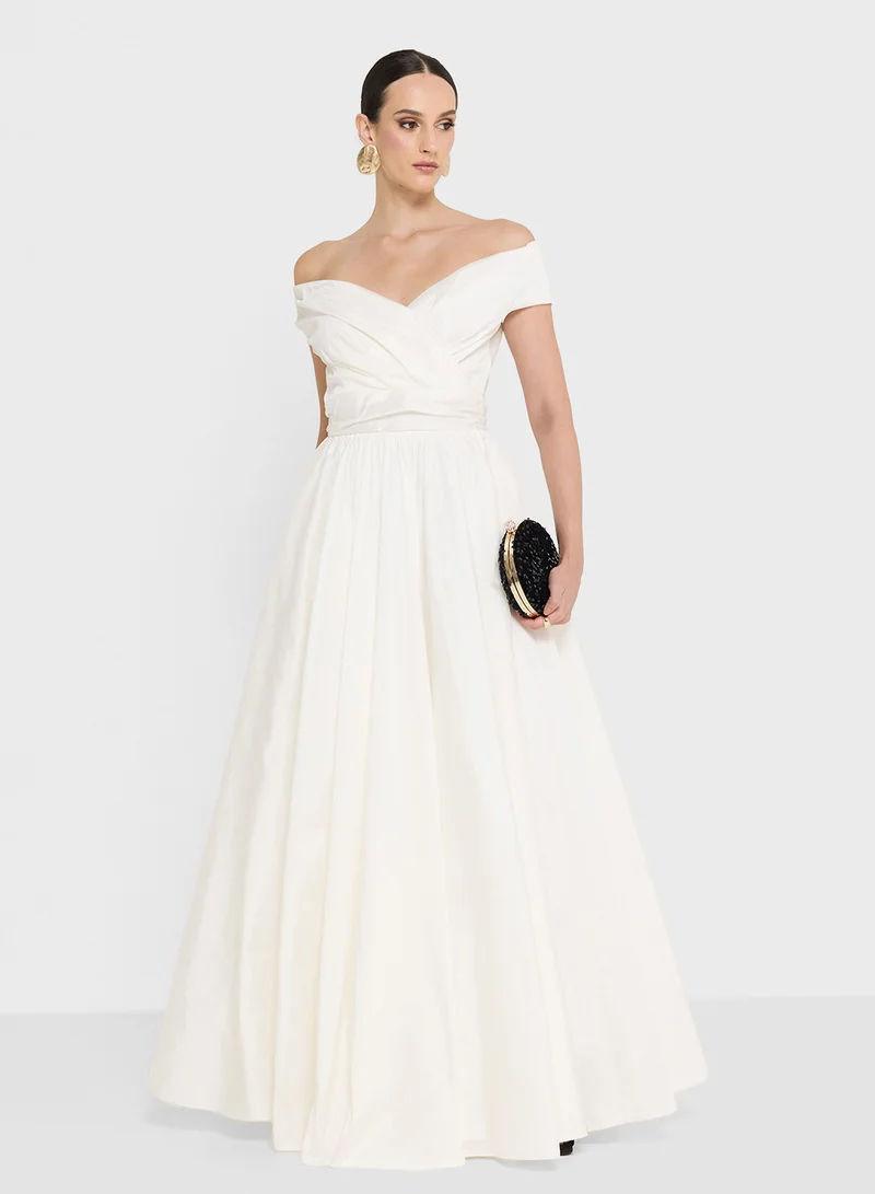 Namshi x Off Shoulder Ball Gown Dress